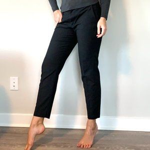 Zara Straight Suit Trousers Ankle Length in Black